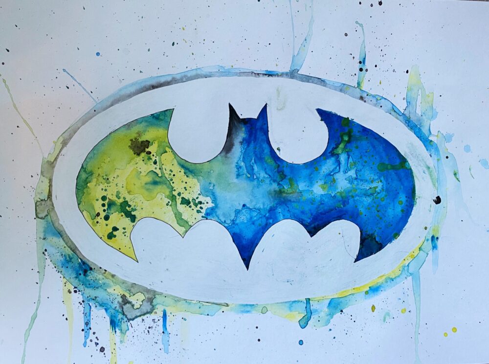 Batman - watercolor